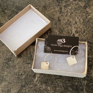 Nicole Biggs Sterling Silver Earrings NWOT